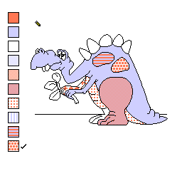 Play Color a Dinosaur Online