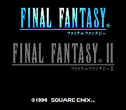 Play Final Fantasy I and II (english translation) Online