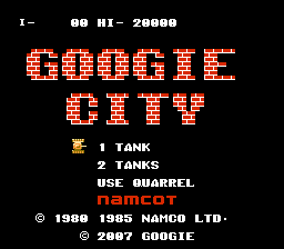 Play Googie City (battle city hack) Online