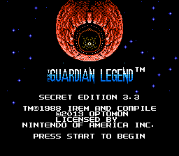 Play Guardian Legend – Secret Edition Online