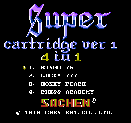 Play Super Cartridge Ver 1 – 4 in 1 Online