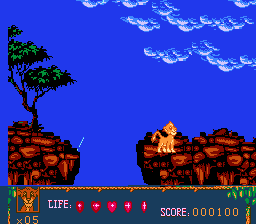 the lion king nes